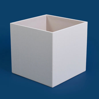Fluted Cube Bin